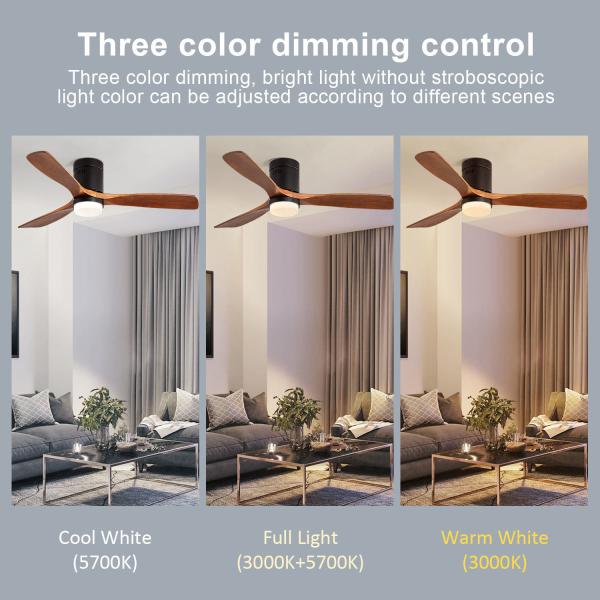 American Style Vintage Decorative Fan Ceiling 220v Winding Powered Ceiling Fan With Light
