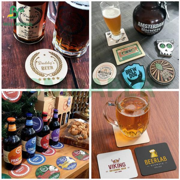0.7mm 0.9mm Quickly Absorbent Off White Uncoated Pulp Board For Beer Pads 0.7 мм 0,9 мм быстро поглощающая белую непокрытую целлюлозную доску для пивных подушек
