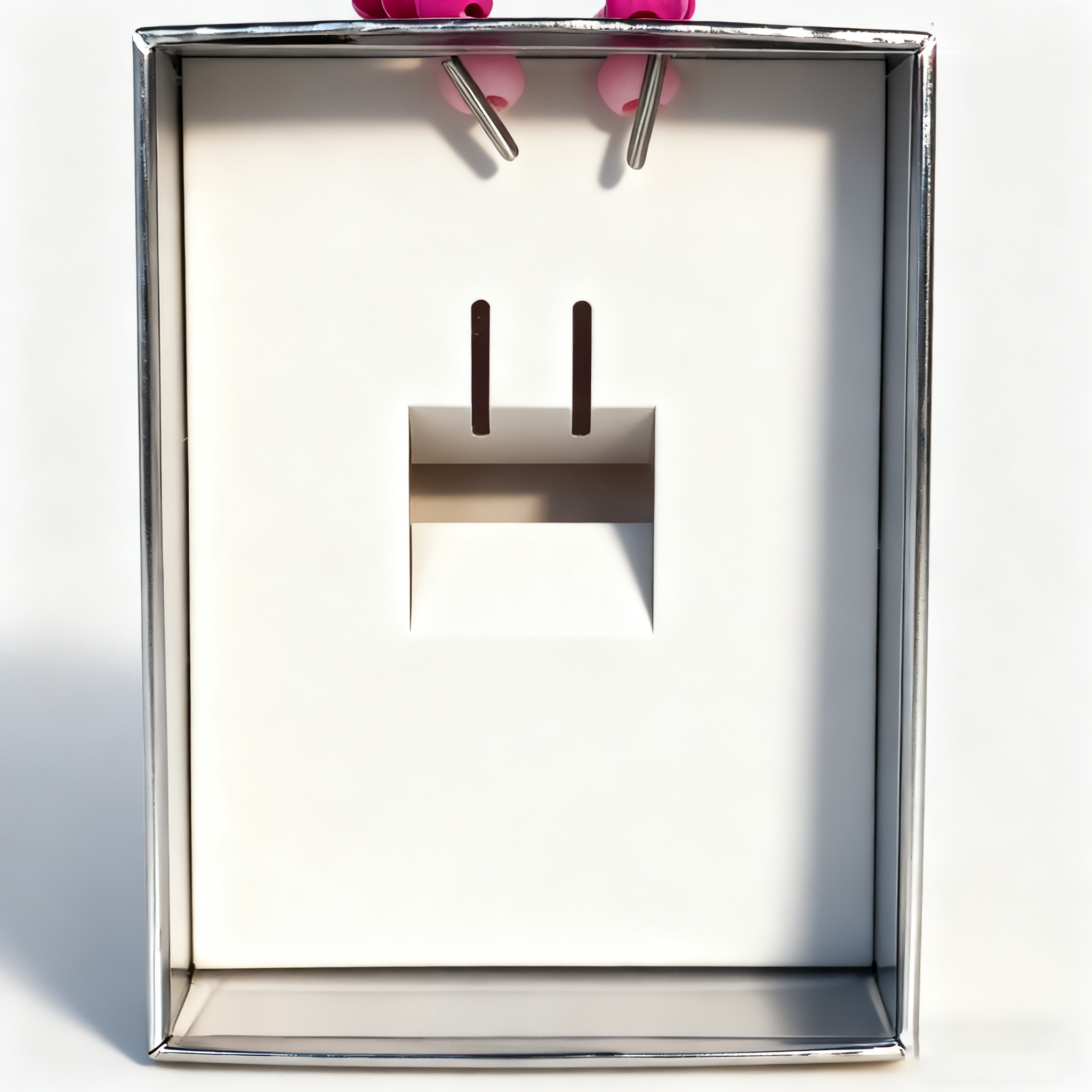 Custom Phone Charger Packaging Box Paper Box With Beaded Hanger Window For Chargers Adapters