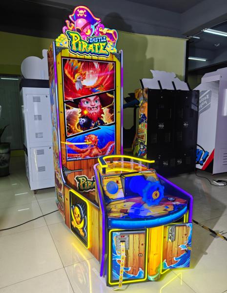 Coin Operated Games for Game Centers High-Performance Pirate Castle Ticket Redemption Arcade Machines