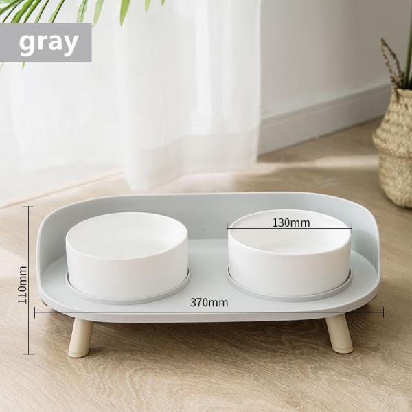 Шара кота цервикального позвонка предохранения от Анти--переворота шара кошачьей еды шара луны шара кота любимца керамическая половина двойного