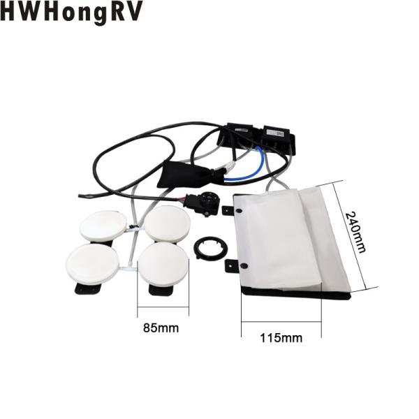 RV 4-ways pneumatic air bladder back lumbar support massage system car seat air lumbar support massage