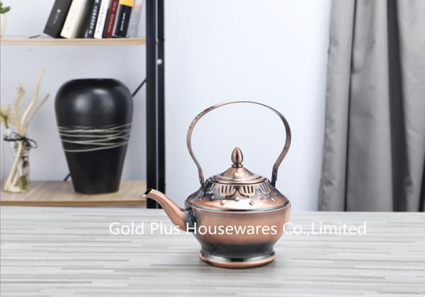 18cm Office hot water mirror finishing coffee kettle stainless steel teapot with infuser for loose tea
