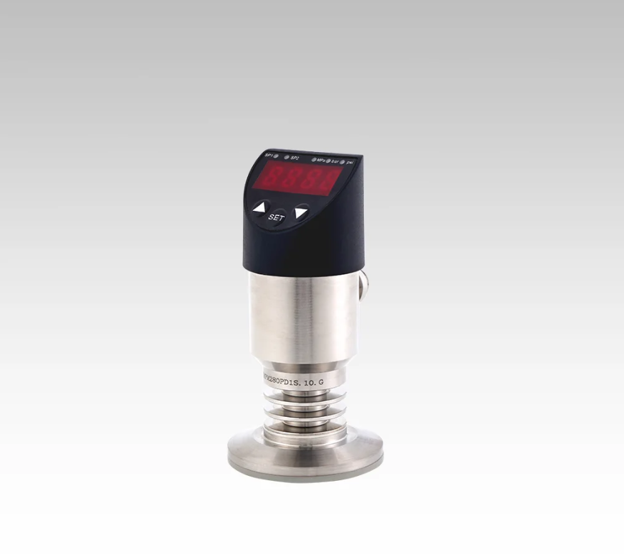 S506 Sanitary Inclined Pressure Switch | Tri-Clamp Hygienic Electronic Pressure