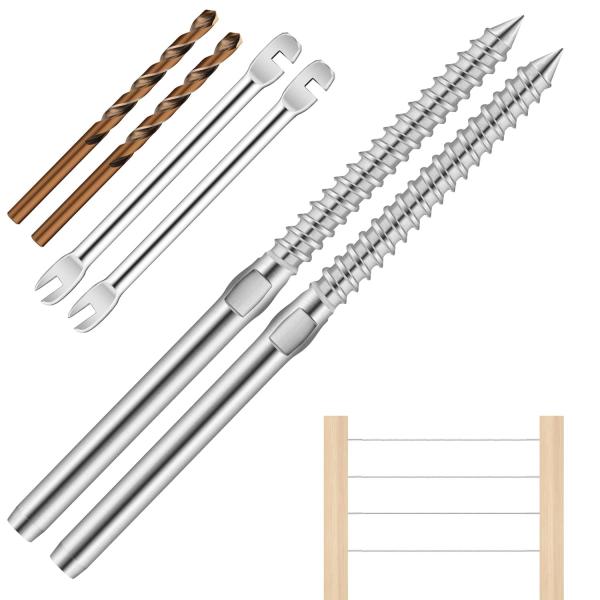 316 Stainless Steel Cable Railing Tensioner for Deck Railings