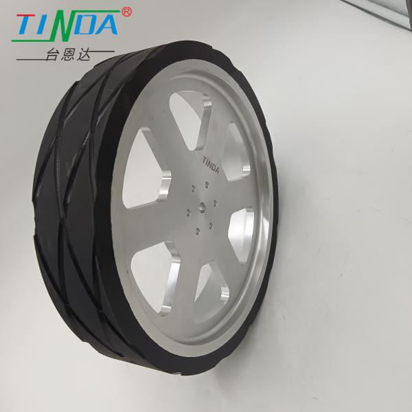 Custom Rubber Wheel With Wear Resistance And Customized Diameter For Paiting Automation Equipment