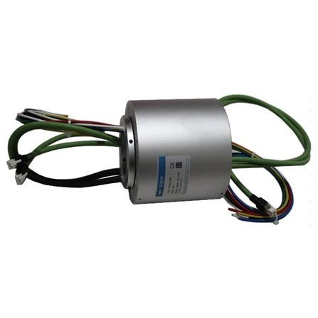Compact Fiber Optic Slip Ring 1 Circuit Fiber / 24 Circuits 20A Current  IP68