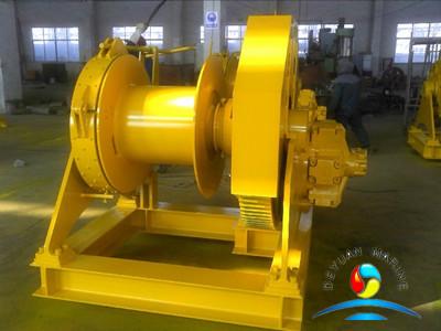 10000 Pound Manual Boat Anchor Winch , Gas Powered Winch With Double Brake