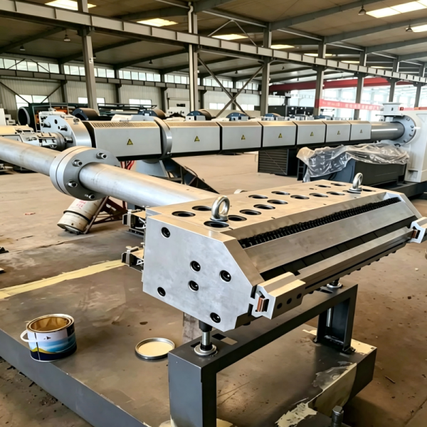 Continuous PUR Spray PE Wrapping Pre-Insulated Pipe Production Line for District Heating