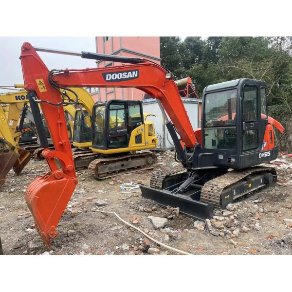 Used Doosan Dx55 Mini Digging Machine Second Hand Mini Excavator