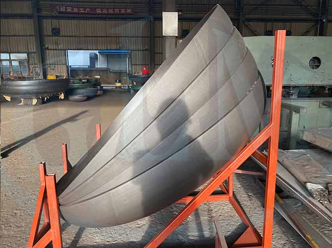 2290 Diameter 8mm Thickness Carbon Steel Dished Tank Heads