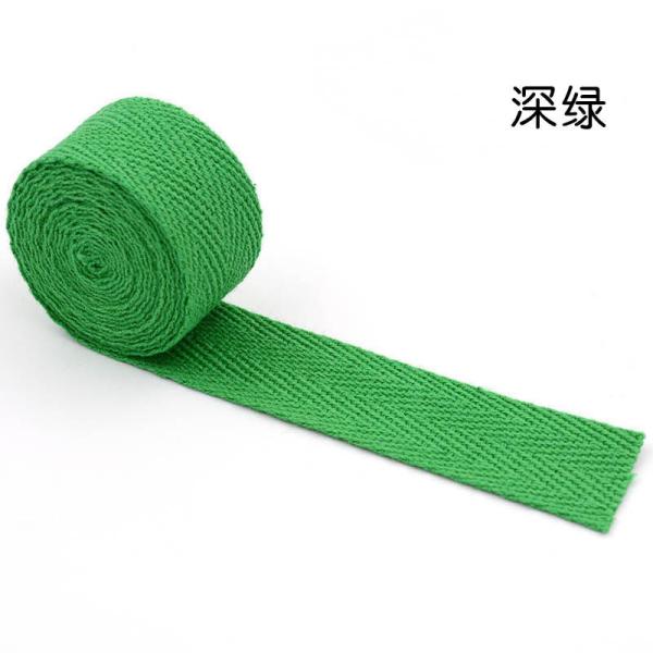 20mm*50y Herringbone Woven Cotton Ribbon For Garment Accessories Webbing
