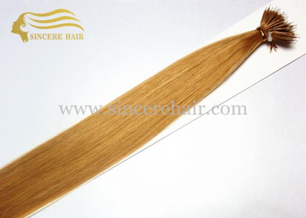 22 Remy Human Hair Extensions Nano Hair for Sale, 22 1.0 G Blonde #613 STB Pre Bonded Nano Hair Extensions For Sale