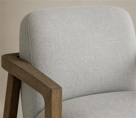 Solid Wood Upholstered Lounge Chair | Custom Hospitality Seating CYC-013