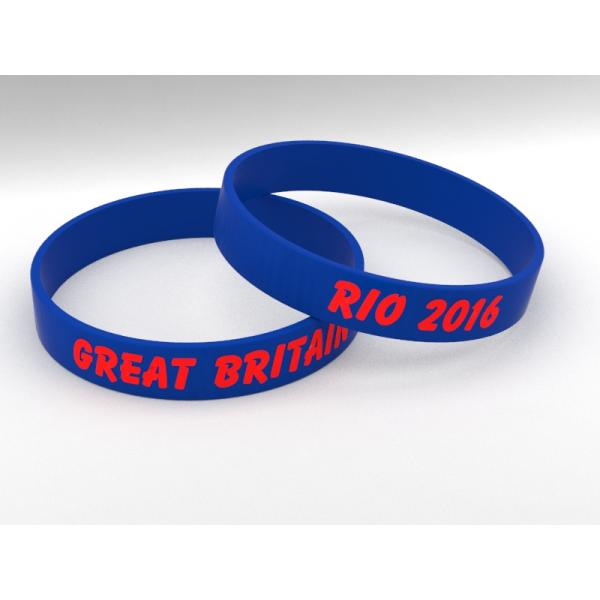 Silicone wristband bracelet Rio 2016 Brazil Olympics souvenir promotion gifts