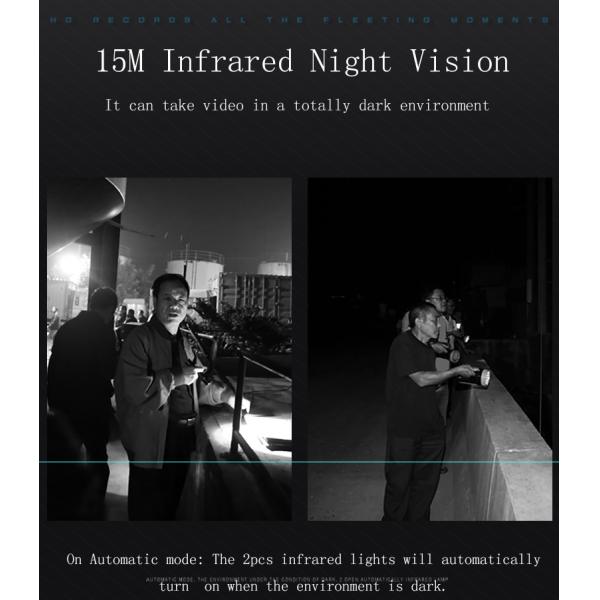 Камеры тела полиции белого света СИД с градусами разрешения 4K 2K широкоформатными 140