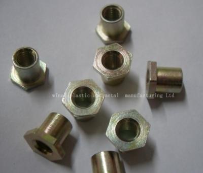 Furniture rivet & Nut.Free cutting iron or copper,size and plating as per drawing request.