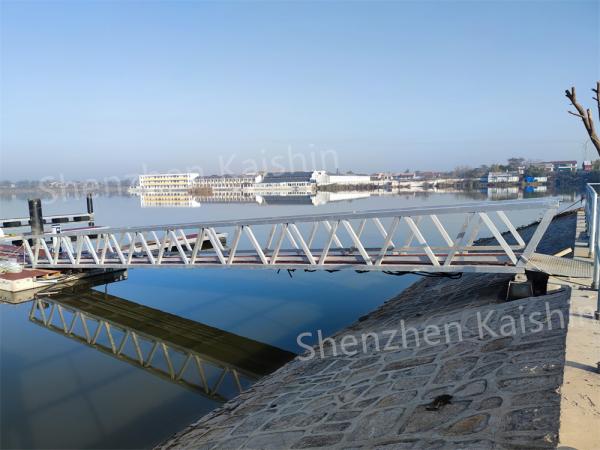 Handrail Aluminum Gangway Ramps Galvanized Aluminum Boat Dock Gangways