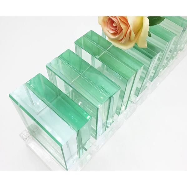 Flat Polished Edge Work Customized Colored Transparent Laminated Glass for Furniture