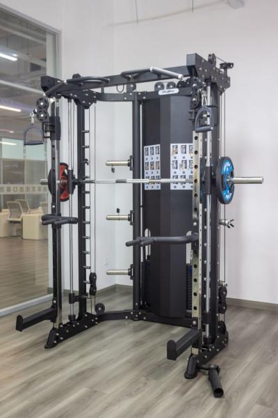 Indoor All in One Gym Equipment Strength Training Multi Functional Smith Machine