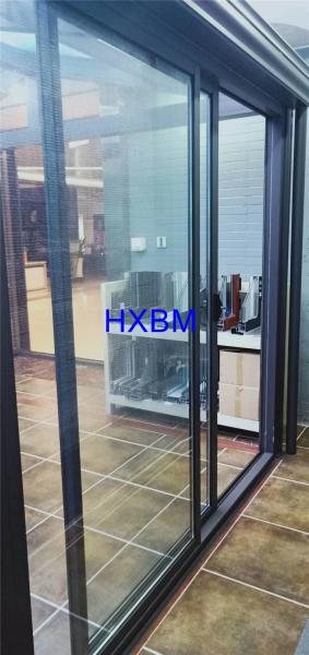 EPDM Gasket Laminated Glass Sliding Door , Single Panel Sliding Glass Door