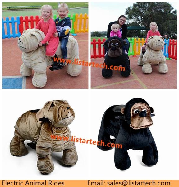 Outdoor Amusement Park Kids Battery Cars Kiddy Ride Electric Animals Dinosaur Game Bike