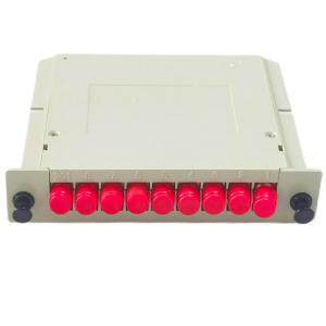 SM FTTH PLC Fiber Splitter 0.9MM 2.0mm 1x8 FC PC High Return Loss