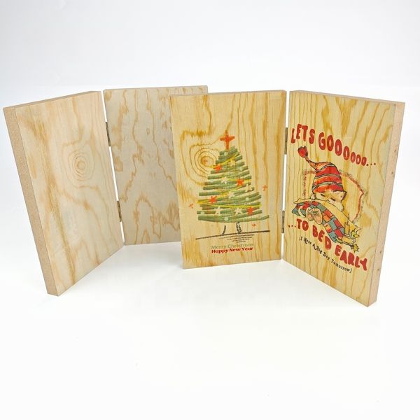 20*12cm Eco-Friendly MDF Wood Sublimation Picture Frame Hinged Folding Memory Personalized Photo Frame