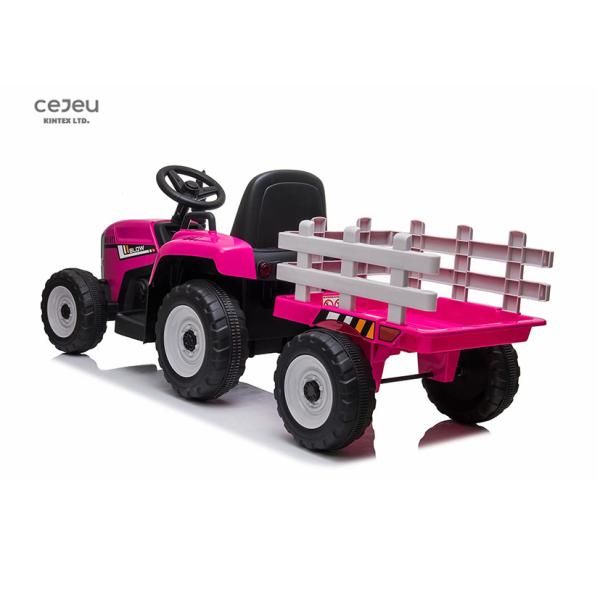 пластиковая езда 12v500ma на тракторе с ездой хоппера 8km/Hr большой на тракторе