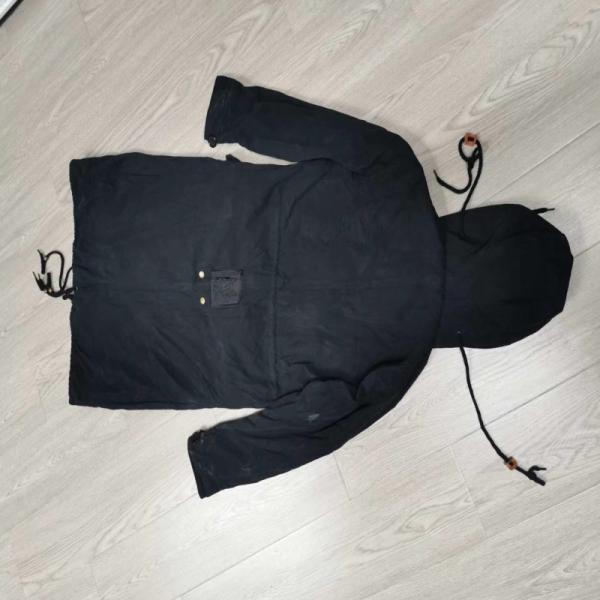 Ladies 2 Style Parka Hooded Jacket Contraction Bandage fashion and casual