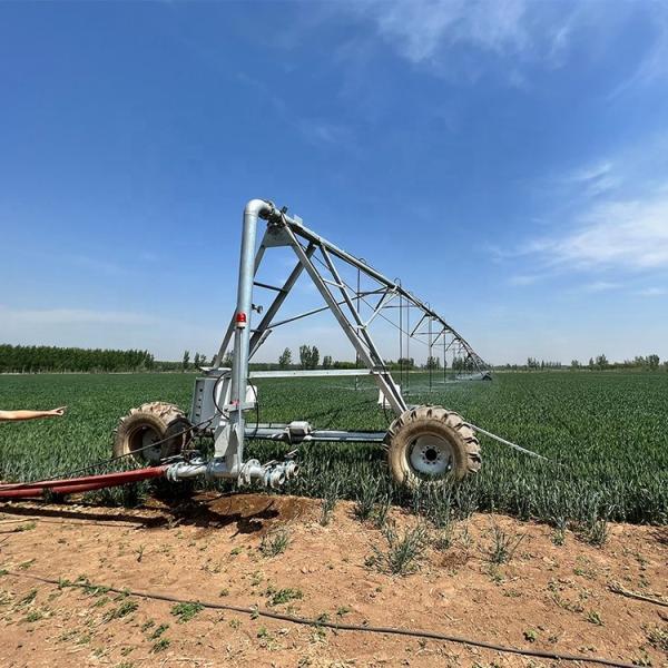 Lateral Moving Sprinkler Machine Durable Agriculture Translational Sprinkler Irrigation Line with 4000 KG Load Capacity