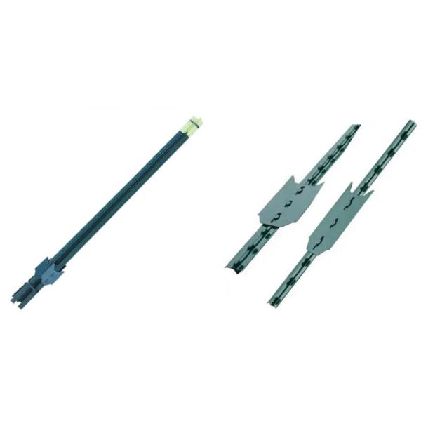 Оцинкованный Hd 6 футовый стальной забор пост с пластиной