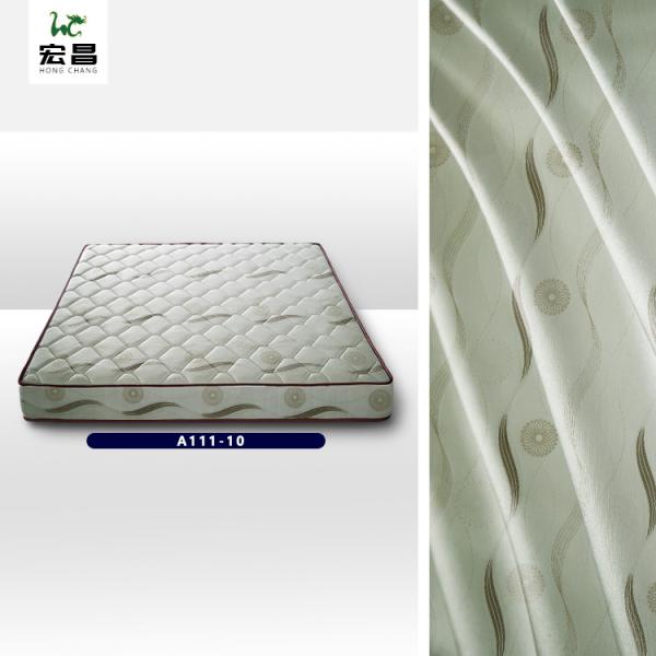 90gsm 100% Polyester Printed Fabric Ticking Mattress Cover  light resistance