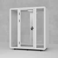 Portable Sound Proof Phone Booth , Modular Office Acoustic Booth 490kg