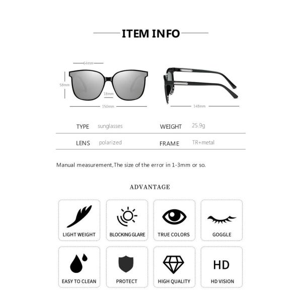 Diamond Studded Night Driving Glasses Anti Glare Polarized Outdoor Fashion Sunglasses