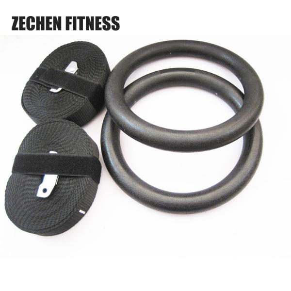ABS 28mm Gymnastic Rings At Home Exercise Non Slip Olympic Gym For Training Workout