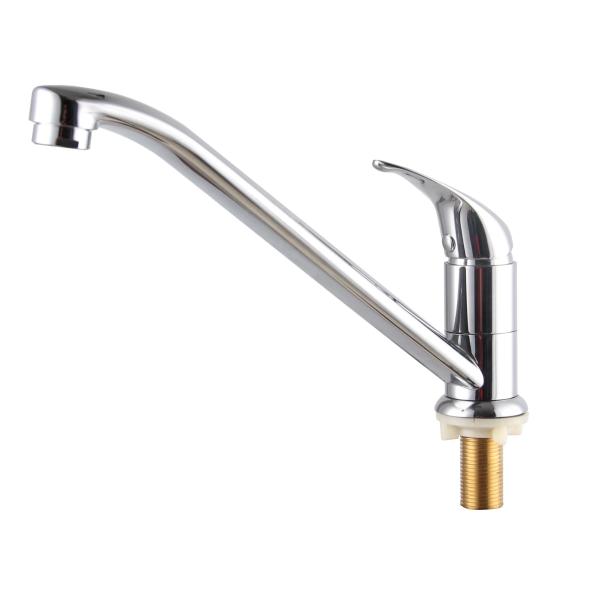 Furo de montagem Furo único misturador de zinco torneira de banheiro clássica