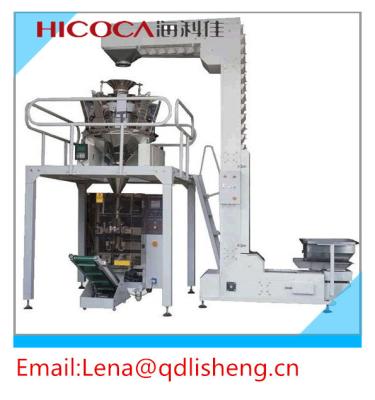 Full Automatic Vertical Snack Food Packaging Machine For Photo Clips / Peanuts