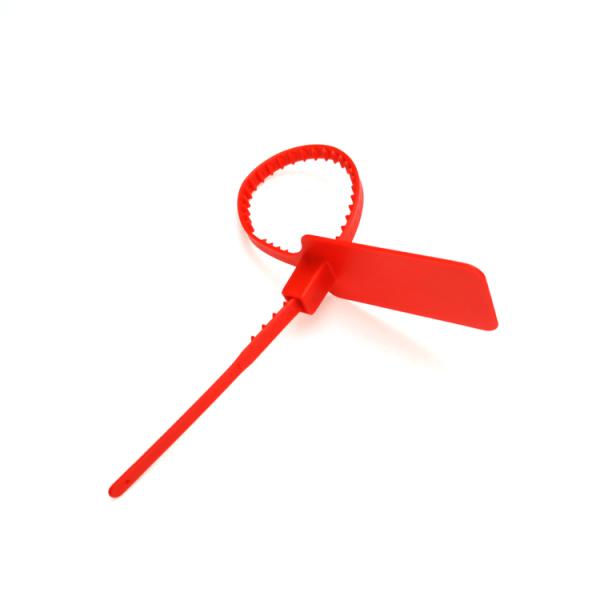 300mm Length Plastic Security Seals With 340 N Tensile Strength And Pull Tight Sealing