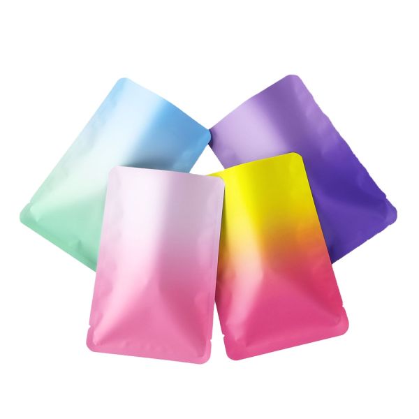 Custom Designed Three Side Heat Seal PET/OPP/CPP Gravure Printed Recyclable Food Grade Golden Foil Corn Feed Packaging Bag