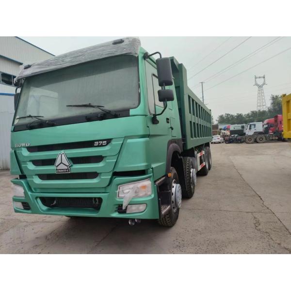Передний подъемный стиль 375 л. с. Sinotruk HOWO 8*4 Дамповый грузовик Подержанный грузовик для сброса