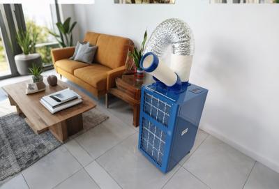 Termostato ajustable y temporizador de 24 horas Frío portátil con alto volumen de aire de circulación 260-1200m3