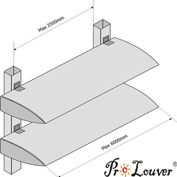China Wholesales Aluminum Sunshade Louver, Aerobrise Sun Louvres