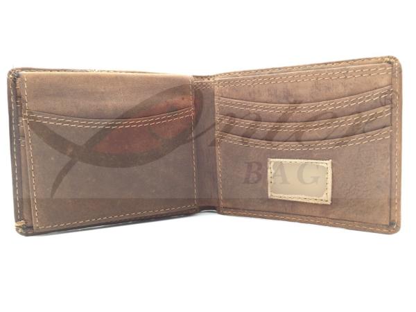 Multi Color Two Fold Leather Wallet , Pu Leather Purse Low Cadmium AZO Free