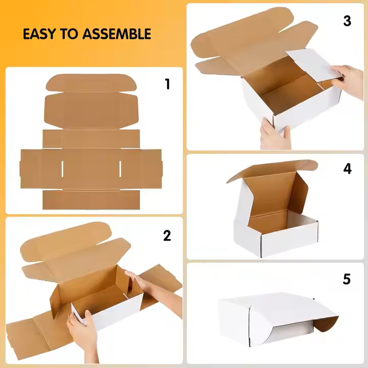 Customized Durable Eco-Friendly Corrugated Kraft Mailer Boxes Made From Durable Corrugated Board