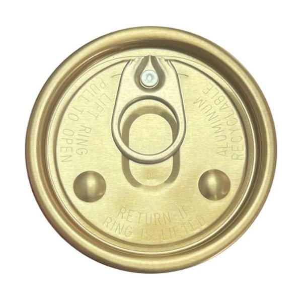 Couvercle ouvert en aluminium, couvercle en métal pour boîtes de café.