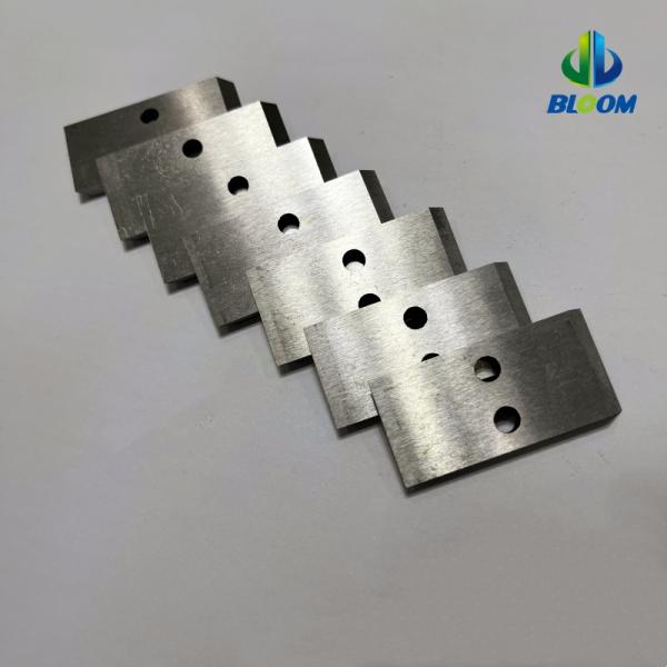 Custom Blade Special Shaped Small Industrial Machine Knife For Food Packaging Plastic Recycling SS Steel Wear Resistance