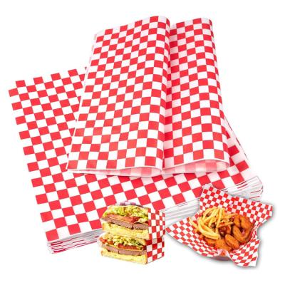 Greaseproof Printed Wax Sheets For Food Waxed Kraft Paper Sheets