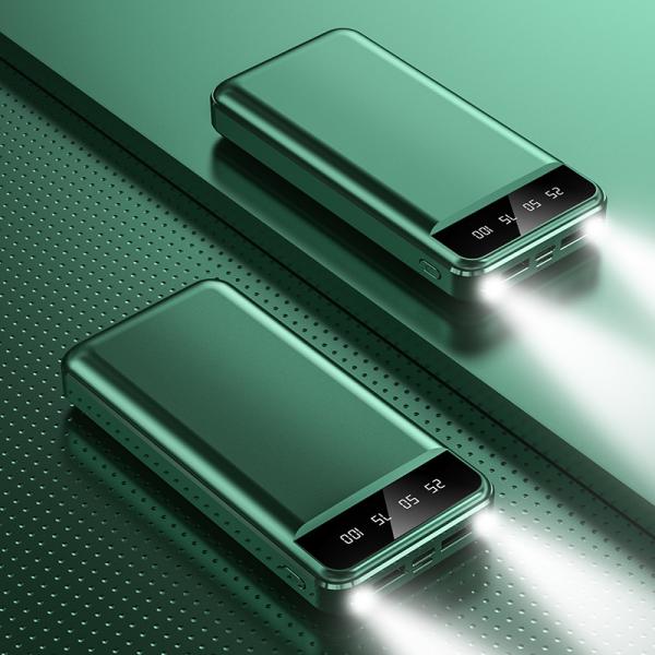 20000mah Dual USB Power Bank LED Display Portable Charger Large Capacity Custom Logo