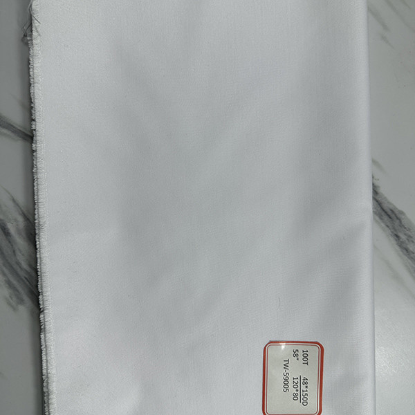 48*150D 120X80 Spun Polyester Fabric 120GSM Poplin T Shirt Fabric